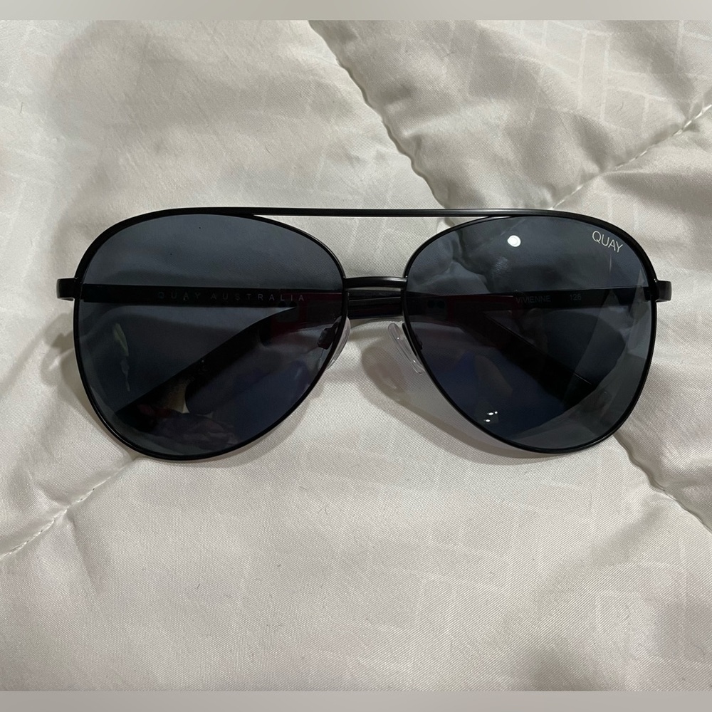Quay Australia Black High Key Sunglasses